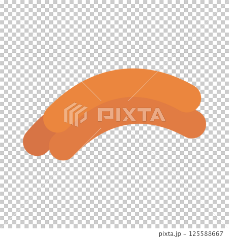 ソーセージのイラスト ソーセージのイラスト 125588667