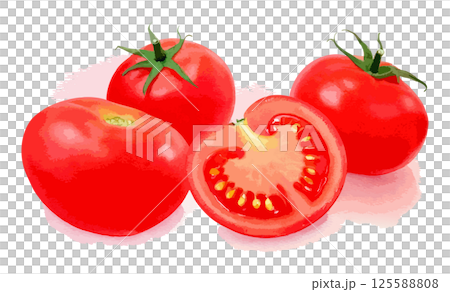 AI 生成的多幅番茄水彩插圖 AI 生成的多幅番茄水彩插圖 125588808