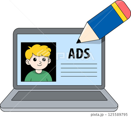 Laptop Displaying Ad Earnings Credited to User Account Laptop Displaying Ad Earnings Credited to User Account 125589795