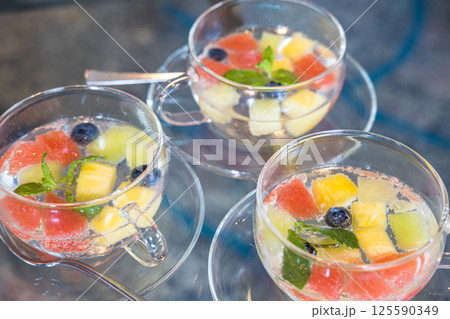 カラフルなゼリー 125590349