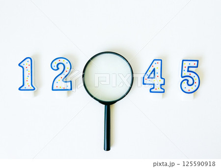 数字のモチーフ 数字のモチーフ 125590918