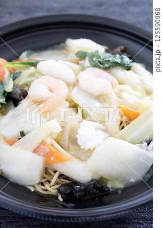 美味しいあんかけ海鮮焼きそば 美味しいあんかけ海鮮焼きそば 125590968