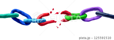 Broken Chain Concept Broken Chain Concept 125591510