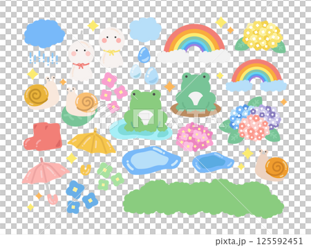 雨季插圖集 雨季插圖集 125592451