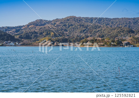 浜松市の遠江八景「細江帰帆」(静岡県) 浜松市の遠江八景「細江帰帆」(静岡県) 125592821