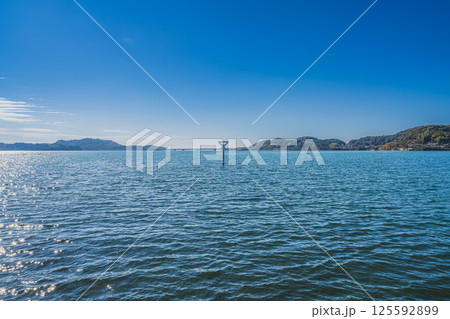 浜松市の遠江八景「細江帰帆」(静岡県) 浜松市の遠江八景「細江帰帆」(静岡県) 125592899