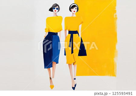 Botanical diagram of a caper plant showcasing its leaves, flowers, and buds for educational use 125593491