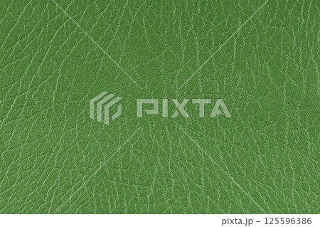 Green pattern, design, leather fabric for sewing, dermantine, artificial leather texture background 125596386