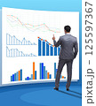 Concept of business charts and finance visualisation 125597367