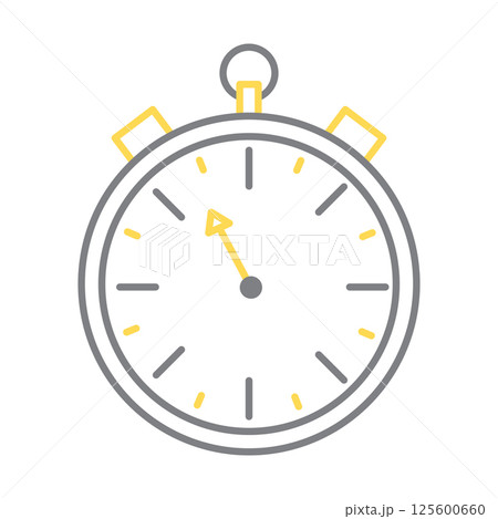 Stopwatch timer icon. Vector 125600660