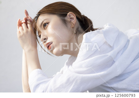 かわいい女性 ビューティーイメージ かわいい女性 ビューティーイメージ 125600793