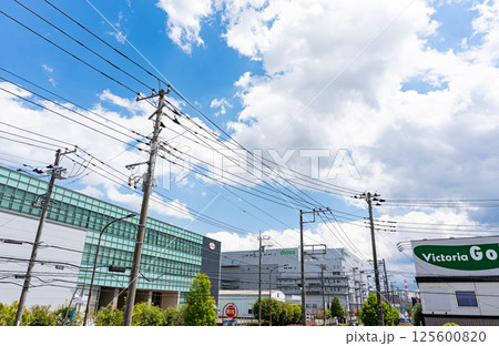 コストコ多摩境倉庫店から東の景色　春の快晴　東京都町田市小山ヶ丘 125600820