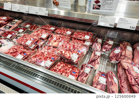 コストコ多摩境倉庫店　牛肉売り場　東京都町田市小山ヶ丘 125600849