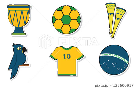 Sports music and pride icons. Vector 125600917