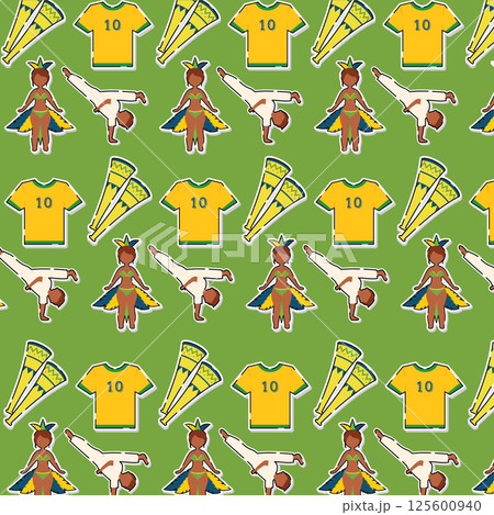 Carnival dance and jersey mix. Vector 125600940