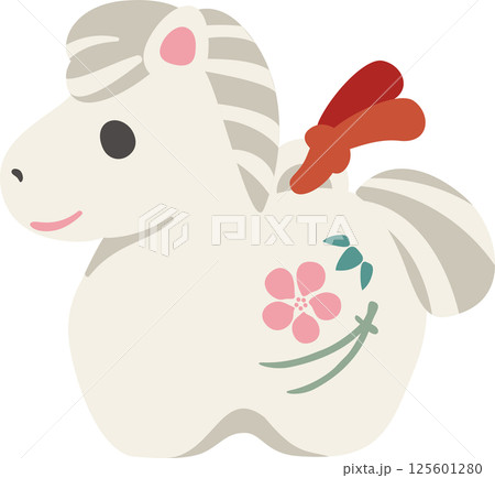 年賀状 2026 土鈴 干支 馬 うま ウマ 午 午年 うま年 かわいい 飾り イラスト素材 年賀状 2026 土鈴 干支 馬 うま ウマ 午 午年 うま年 かわいい 飾り イラスト素材 125601280