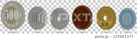 Floating coin set 125601373
