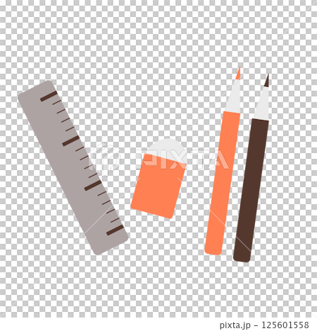 Simple stationery illustration 125601558