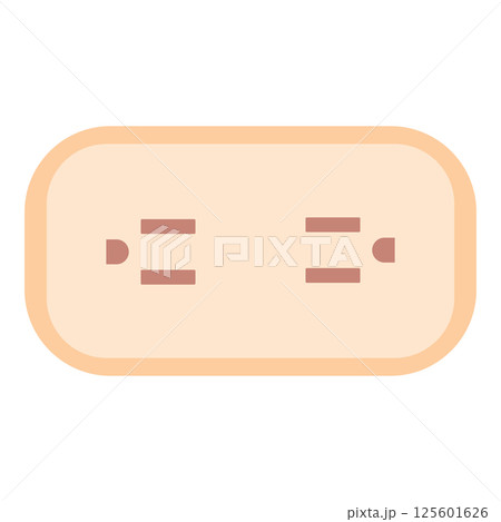 Electric power outlet icon. Vector Electric power outlet icon. Vector 125601626