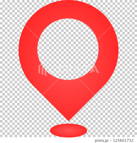 pink location icon 125601732