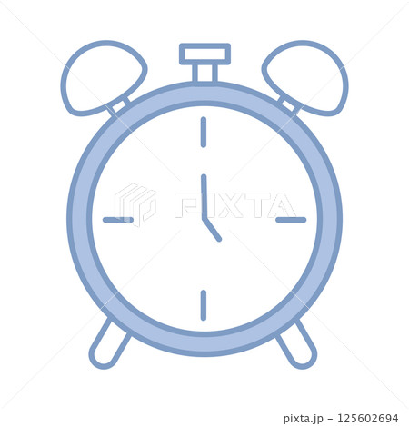 Classic alarm clock icon. Vector 125602694