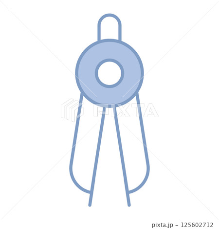 Geometric drawing compass. Vector Geometric drawing compass. Vector 125602712