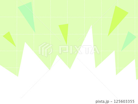 ワイワイ　背景素材　心理背景　グリーン 125603355