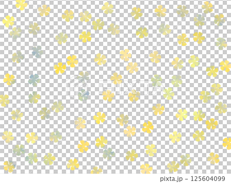 黄色滲み水彩風フラワー背景壁紙 シンプルな花のパターン 黄色滲み水彩風フラワー背景壁紙 シンプルな花のパターン 125604099