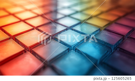 単純な幾何学的グリッドの背景画像