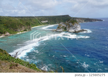 サイパン　バード・アイランド展望台からの眺め　 125605275