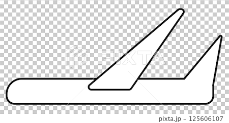 Airplane icon pictogram 125606107