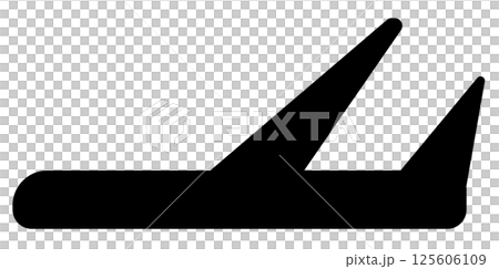 飛機圖示象形圖 125606109
