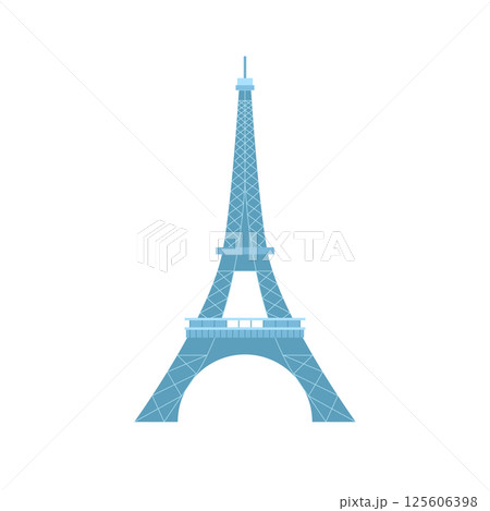 Eifel tower vector logo. Paris logo. 125606398