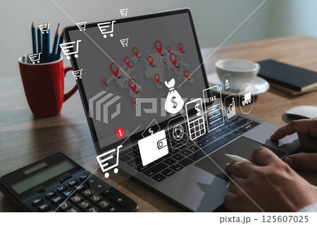 online shopping Shop online via mobile or laptop and buy products from any website, pay digitally, and enjoy fast delivery to your home online shopping Shop online via mobile or laptop and buy products from any website, pay digitally, and enjoy fast delivery to your home 125607025