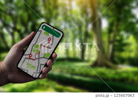 GPS Map to Route Destination network connection Location Street Map with GPS Icons Navigation man gps or locator Exploring target location. GPS Map to Route Destination network connection Location Street Map with GPS Icons Navigation man gps or locator Exploring target location. 125607063