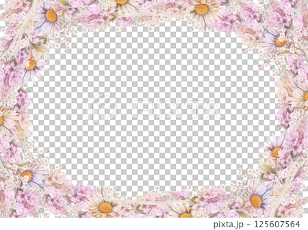 蕾絲薰衣草花框 125607564