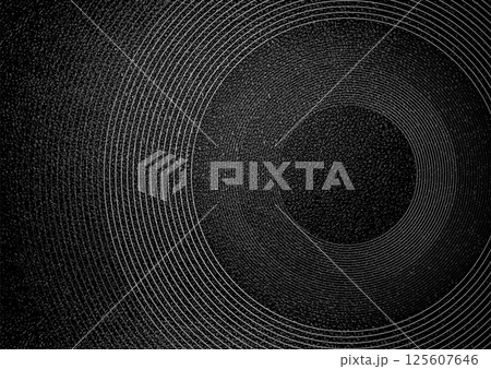 Abstract linear monochrome circles with grunge grainy texture background Abstract linear monochrome circles with grunge grainy texture background 125607646
