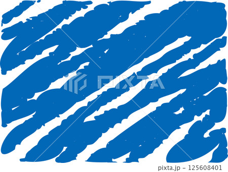 青の勢いのある筆で描いたラインの背景 青の勢いのある筆で描いたラインの背景 125608401
