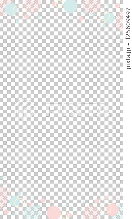 A cute spring-like vertical frame 125609497