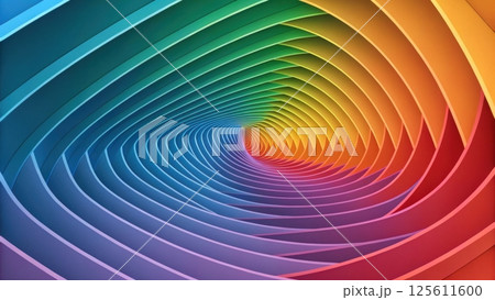 Colorful swirling abstract pattern design. 125611600