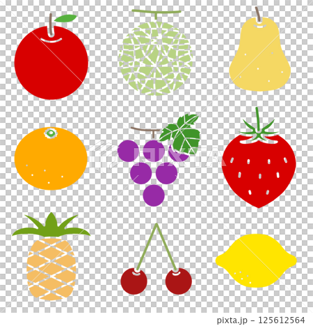 水果材料套裝（模板）⑦ 125612564