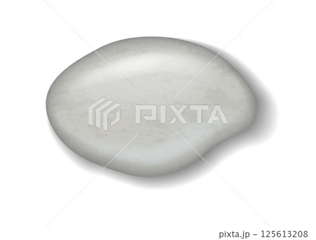 Smooth Grey Stone Detailed Illustration 125613208