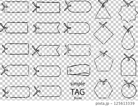 標籤設定框架 125613339
