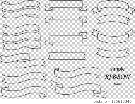 Ribbon frame set Ribbon frame set 125613340