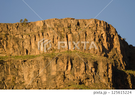 Cliff in the Arguineguin ravine. Cliff in the Arguineguin ravine. 125615224