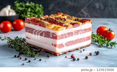 旨み凝縮。極上ブロックベーコン3 125615600