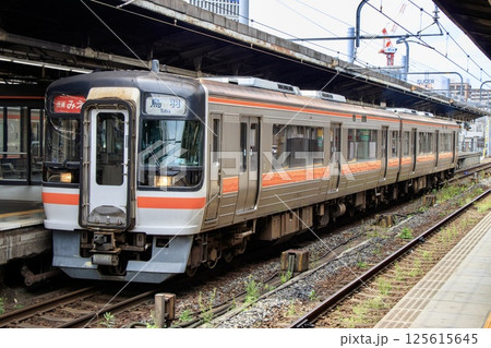 名古屋駅に停車中のキハ75形快速みえ 名古屋駅に停車中のキハ75形快速みえ 125615645