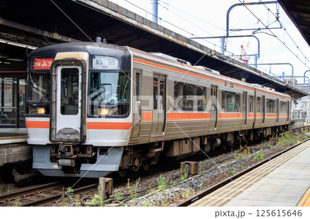 名古屋駅に停車中のキハ75形快速みえ 125615646