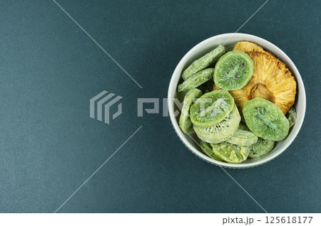Dried fruits sweets or candied fruits. Dried fruits sweets or candied fruits. 125618177