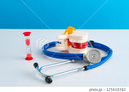 intervertebral discs hernia of displaced joints. Spine problem intervertebral discs hernia of displaced joints. Spine problem 125618382